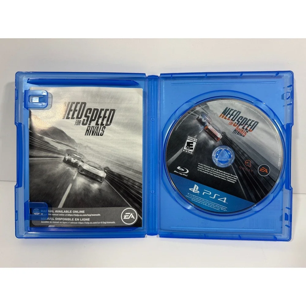 EA Need for Speed Rivals PS4 N/A Blue Good Racing Game CIB 7306201601
